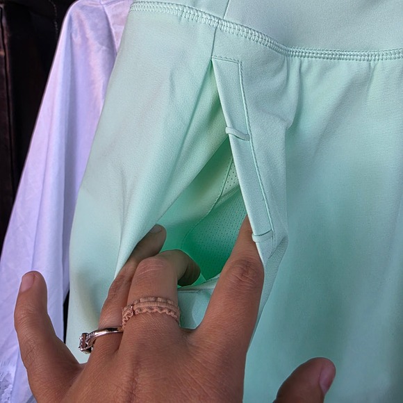 NWT Tek Gear High Rise Skort tennis Golf Skirt with Shorts Pockets Mint Breeze S - Picture 5 of 9